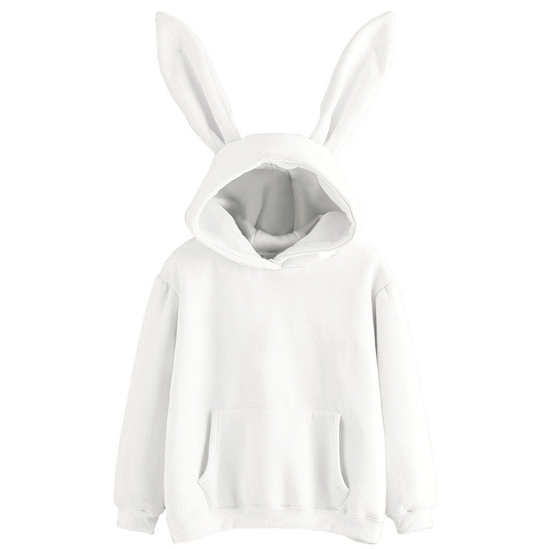 Sweatshirt with bunny ears