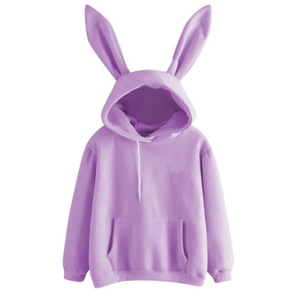 Sweatshirt with bunny ears