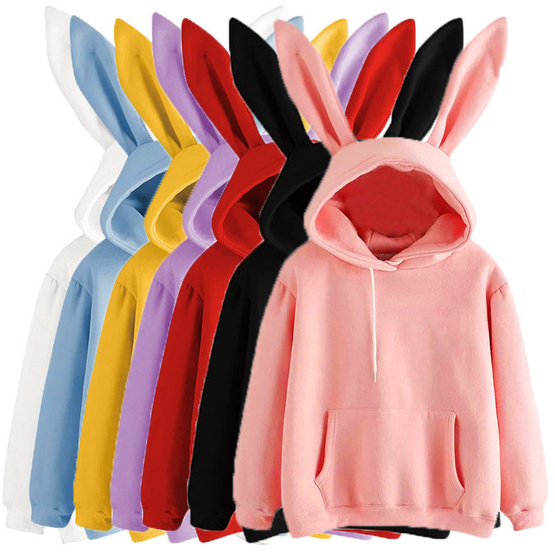 Sweatshirt with bunny ears