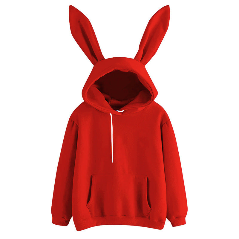 Sweatshirt with bunny ears